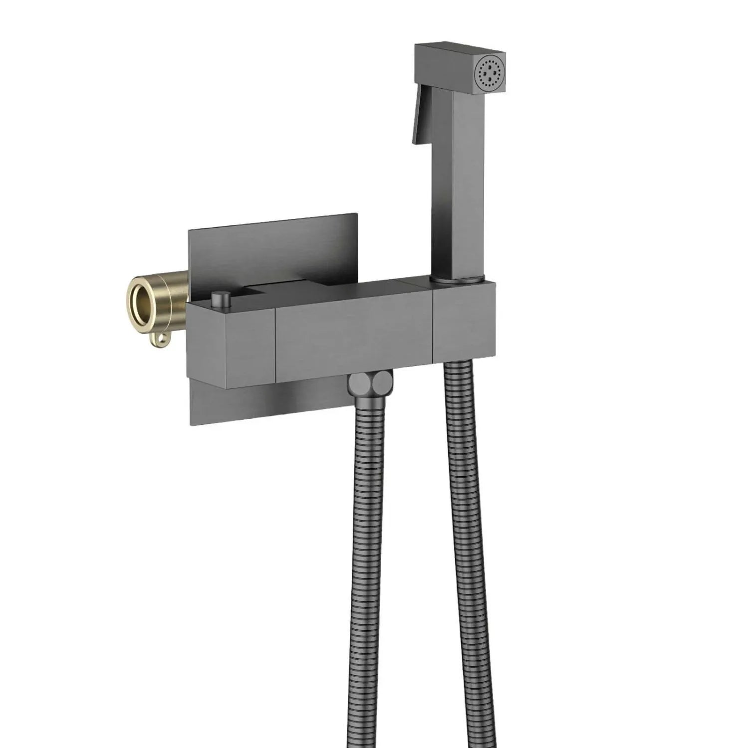 HB3002 Square Wall Concealed Hand Bidet Set-luxury bidet sprayer