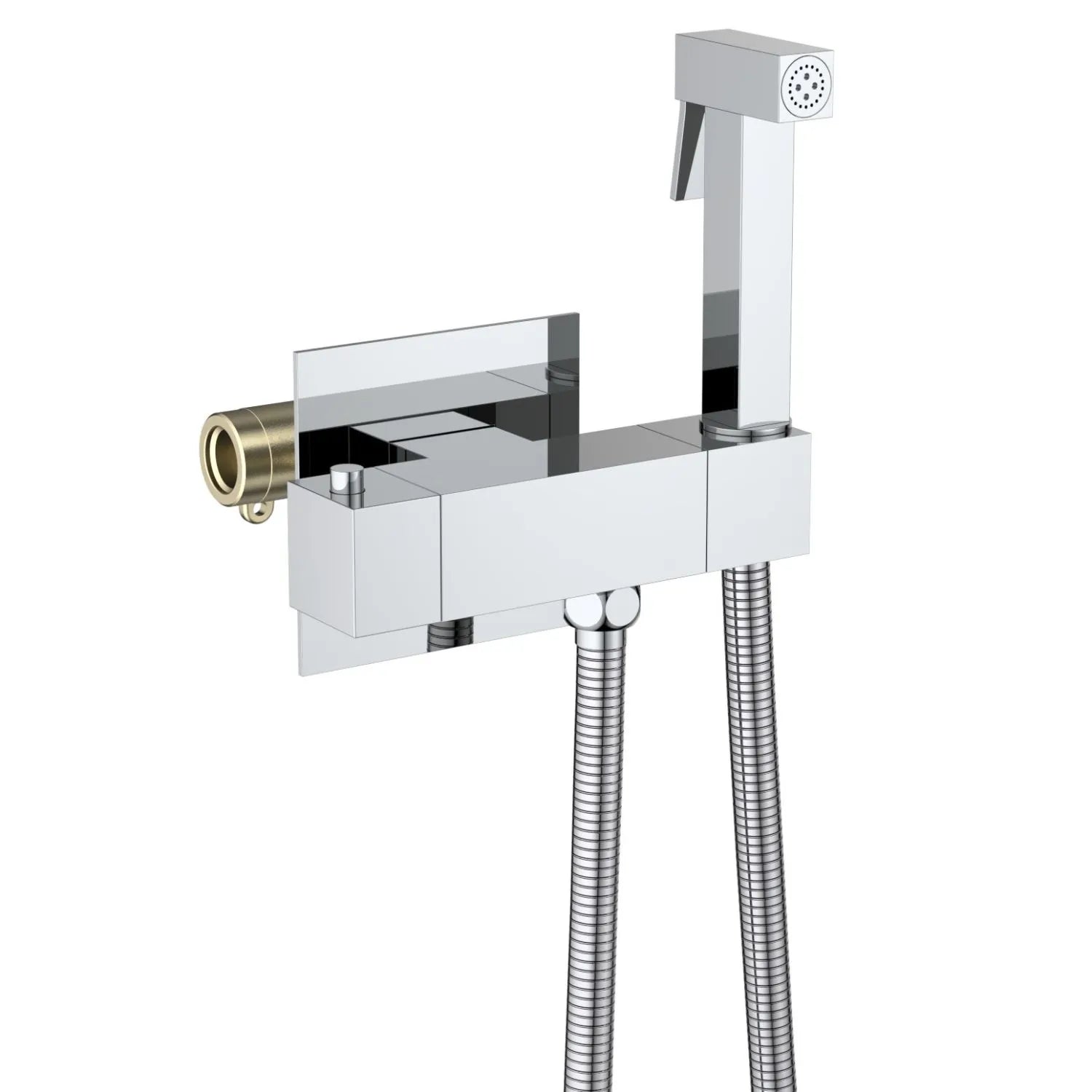 HB3002 Square Wall Concealed Hand Bidet Set-luxury bidet sprayer
