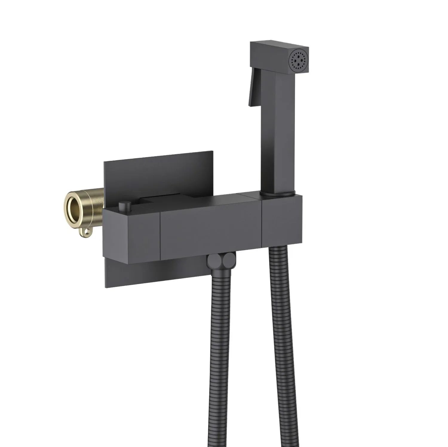 HB3002 Square Wall Concealed Hand Bidet Set-luxury bidet sprayer