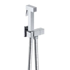 Square Wall Mounted Hand Bidet Set with Brass Spray– Brass Body & Spray