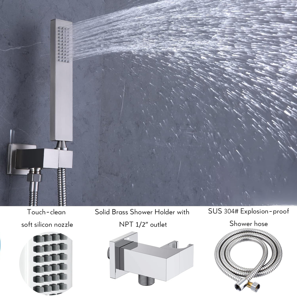 Circular Single Spray Handheld Shower HS1015