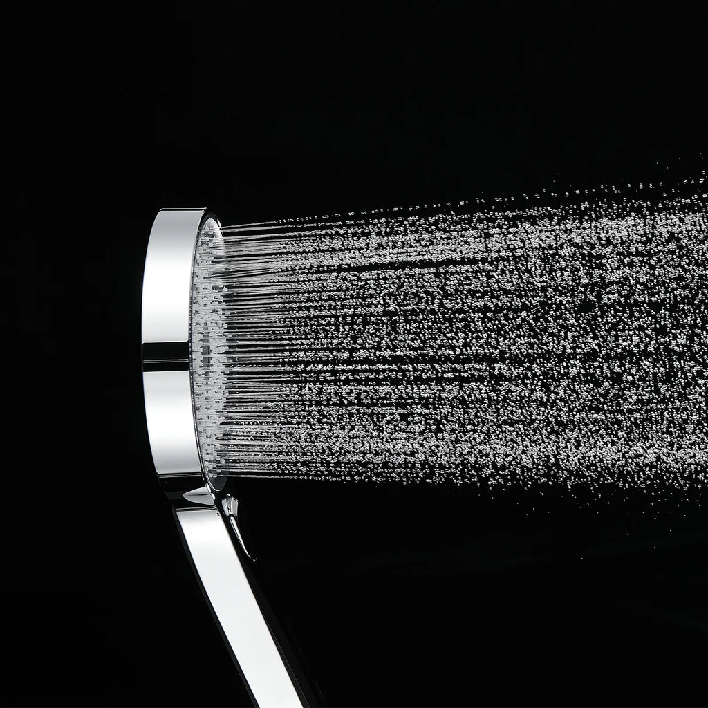 Circular 2-way Wall Concealed Shower Faucet With Rain Shower and Hand Shower AH502004