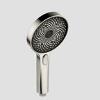 3-Function ABS Hand Shower – Button Select with 3 Spray Modes (Rain/Power/Combo) – HS2009 Brushed Nickel