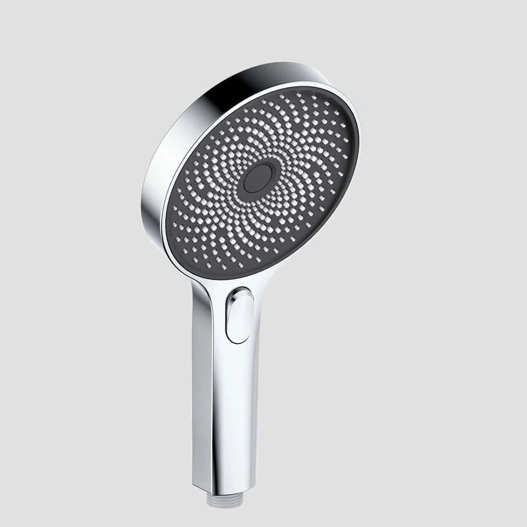 3-Function ABS Hand Shower – Button Select with 3 Spray Modes (Rain/Power/Combo) – HS2009 Chrome