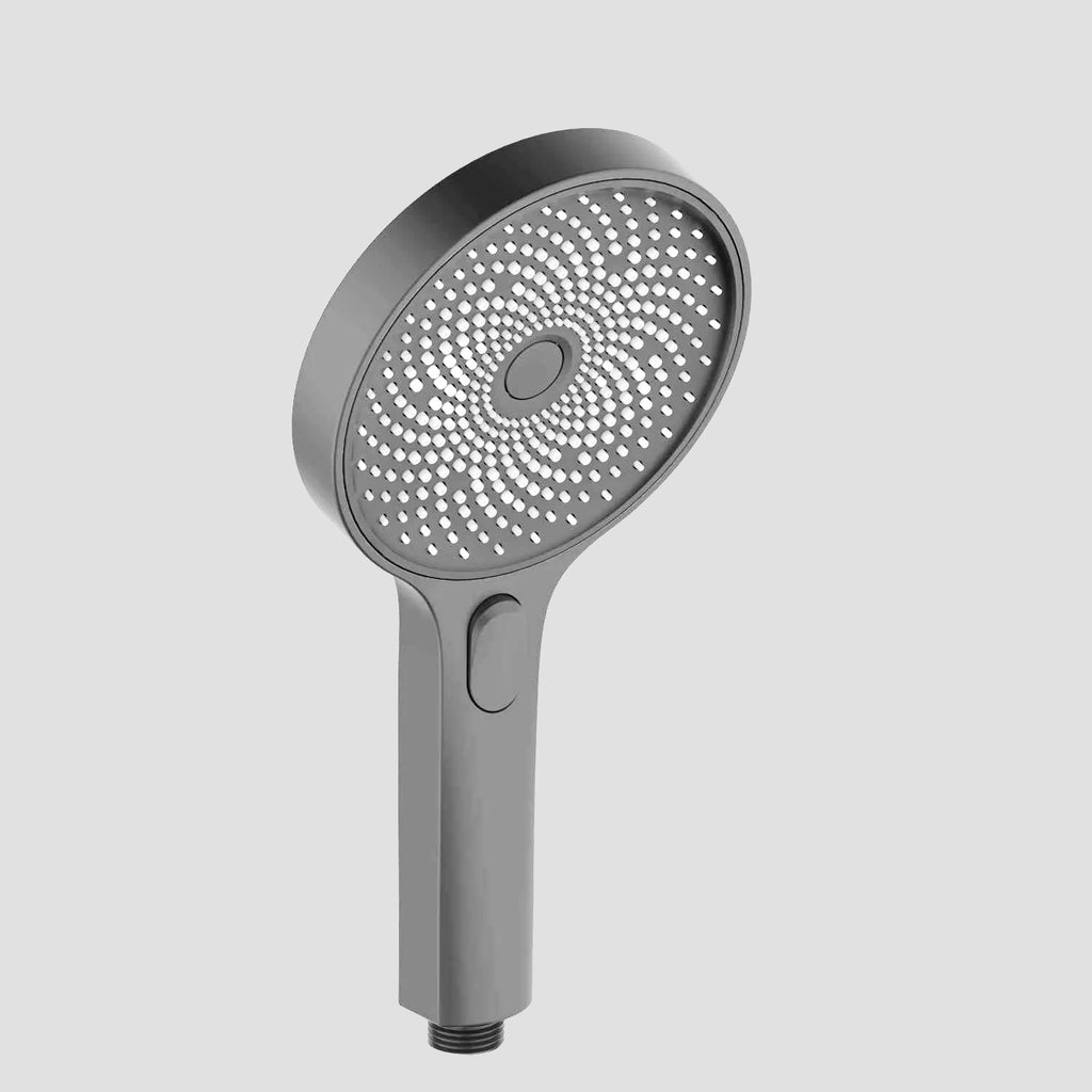 3-Function ABS Hand Shower – Button Select with 3 Spray Modes (Rain/Power/Combo) – HS2009 Brushed Gun Metal