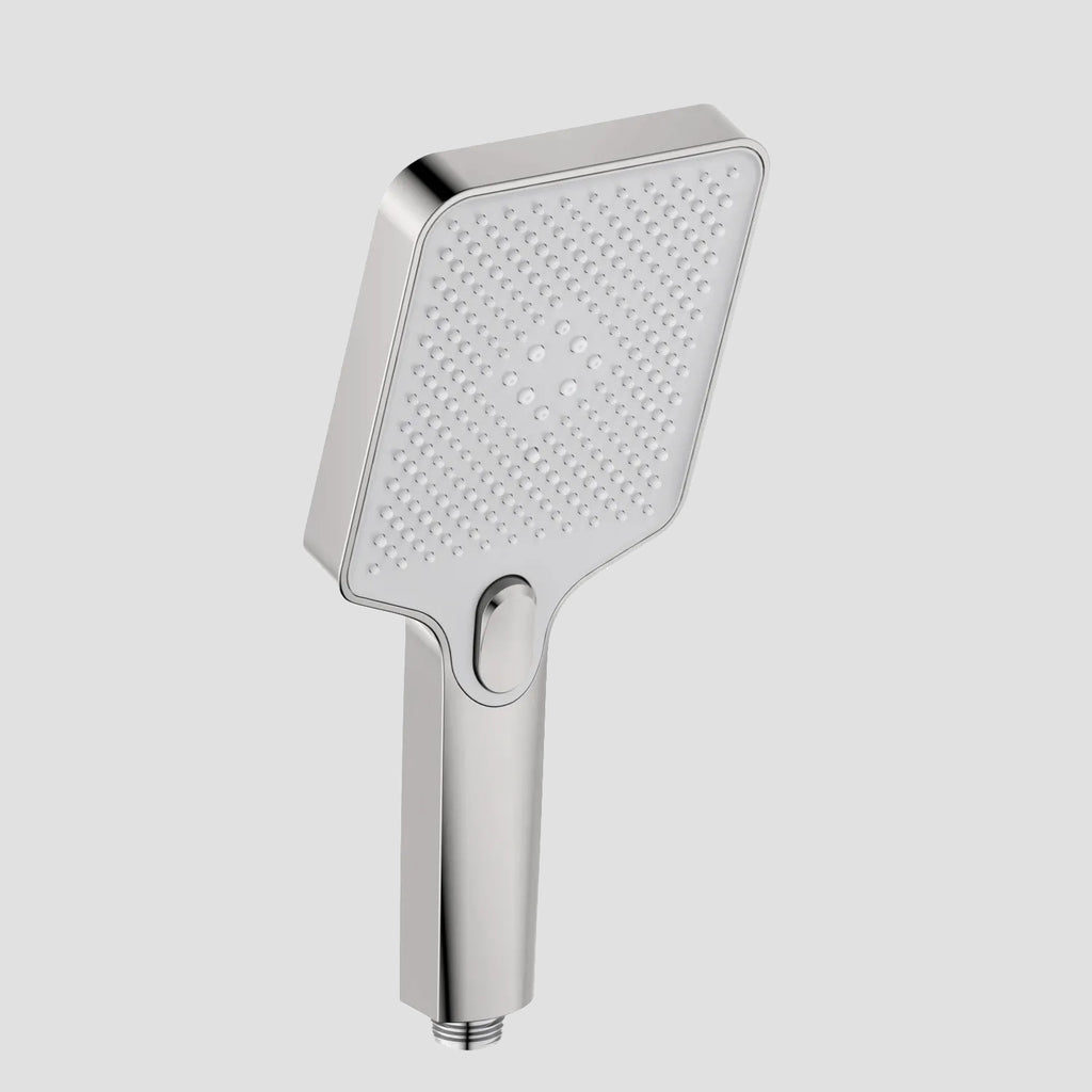 3-Function Square ABS Hand Shower – Rain+Boost+Mist Spray Modes – HS2010 Brushed Nickel
