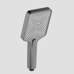 3-Function Square ABS Hand Shower – Rain+Boost+Mist Spray Modes – HS2010 Brushed Gun Metal