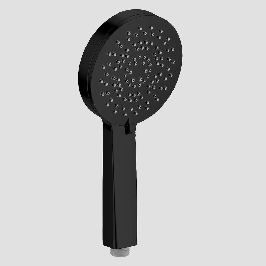 3-Function Round ABS Hand Shower – Rain+Boost+Mist Spray Modes with Rotary Control -HS2011 Matte Black