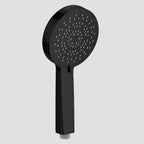 3-Function Round ABS Hand Shower – Rain+Boost+Mist Spray Modes with Rotary Control -HS2011 Matte Black