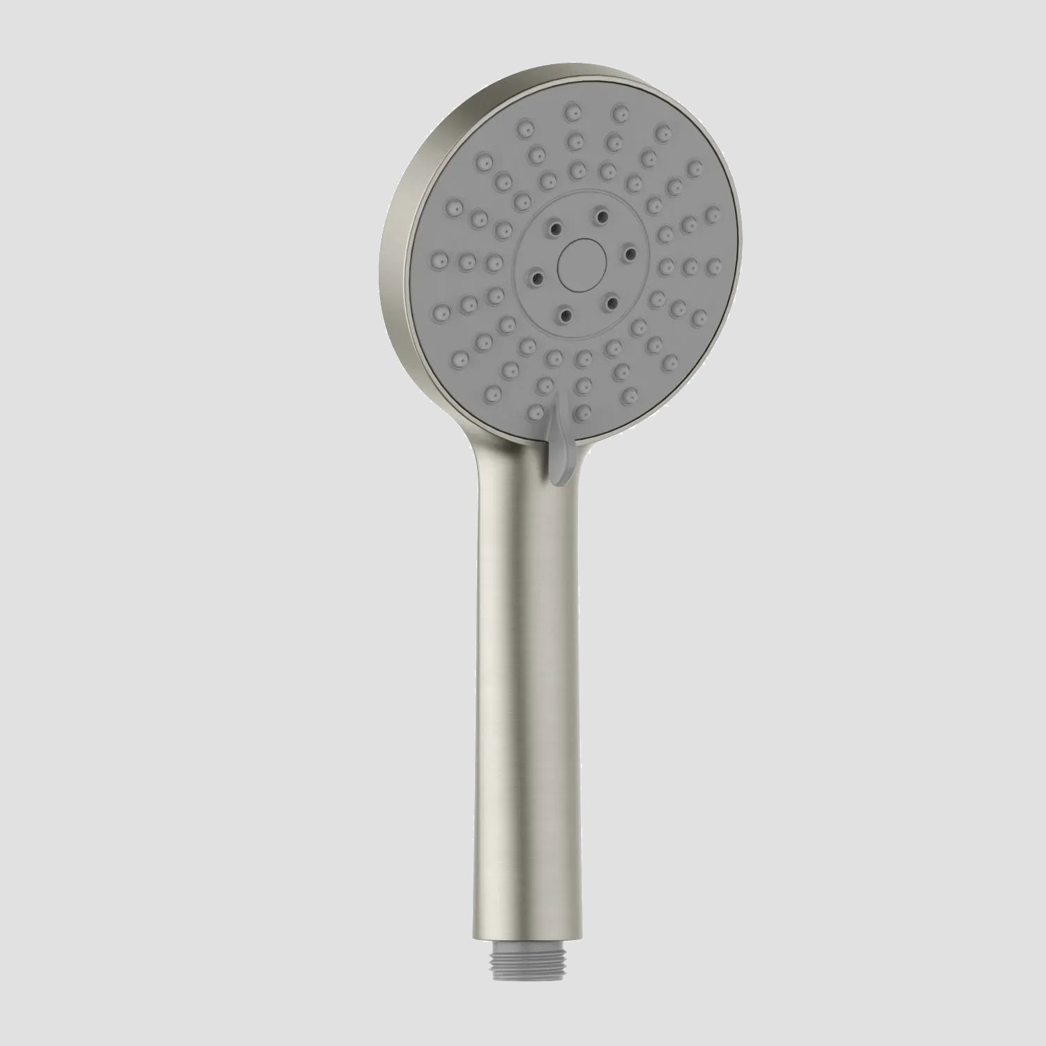 3-Function Round ABS Hand Shower – Rain+Boost+Mist Spray Modes with Rotary Control-HS2013 Brushed Nickel