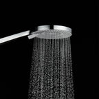 3-Function Round ABS Hand Shower – Rain+Boost+Mist Spray Modes with Rotary Control-HS2013