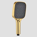 3-Function Square ABS Hand Shower (Rain+Boost+Mist)-HS2015 Brushed Gold