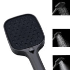 3-Function Square ABS Hand Shower (Rain+Boost+Mist)-HS2015