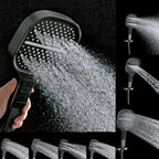 3-Function Square ABS Hand Shower (Rain+Boost+Mist with Pause)--HS2016