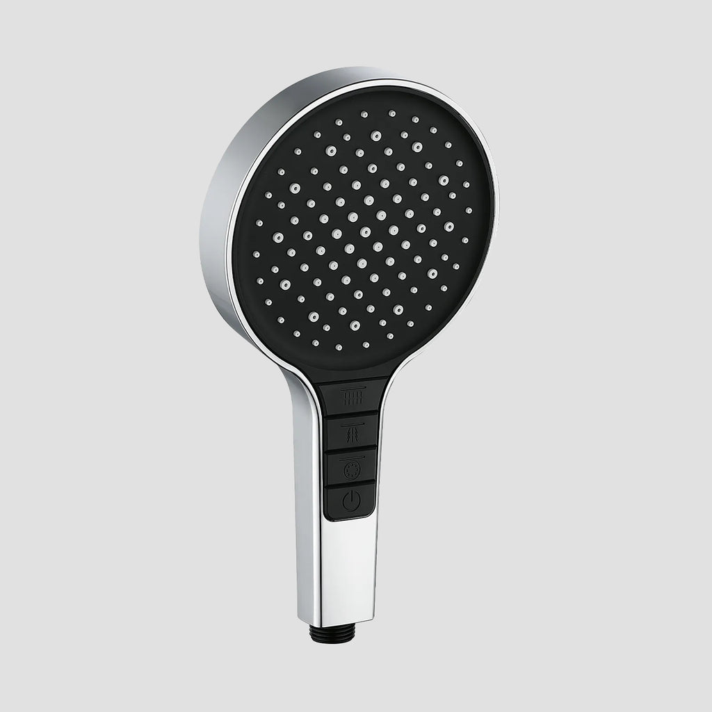 3-Function Square ABS Hand Shower with Push-button Control & Pause - HS2017 Chrome