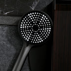 3-Function Round ABS Hand Shower – Rain+Boost+Mist Spray Modes with Rotary Control-HS2018