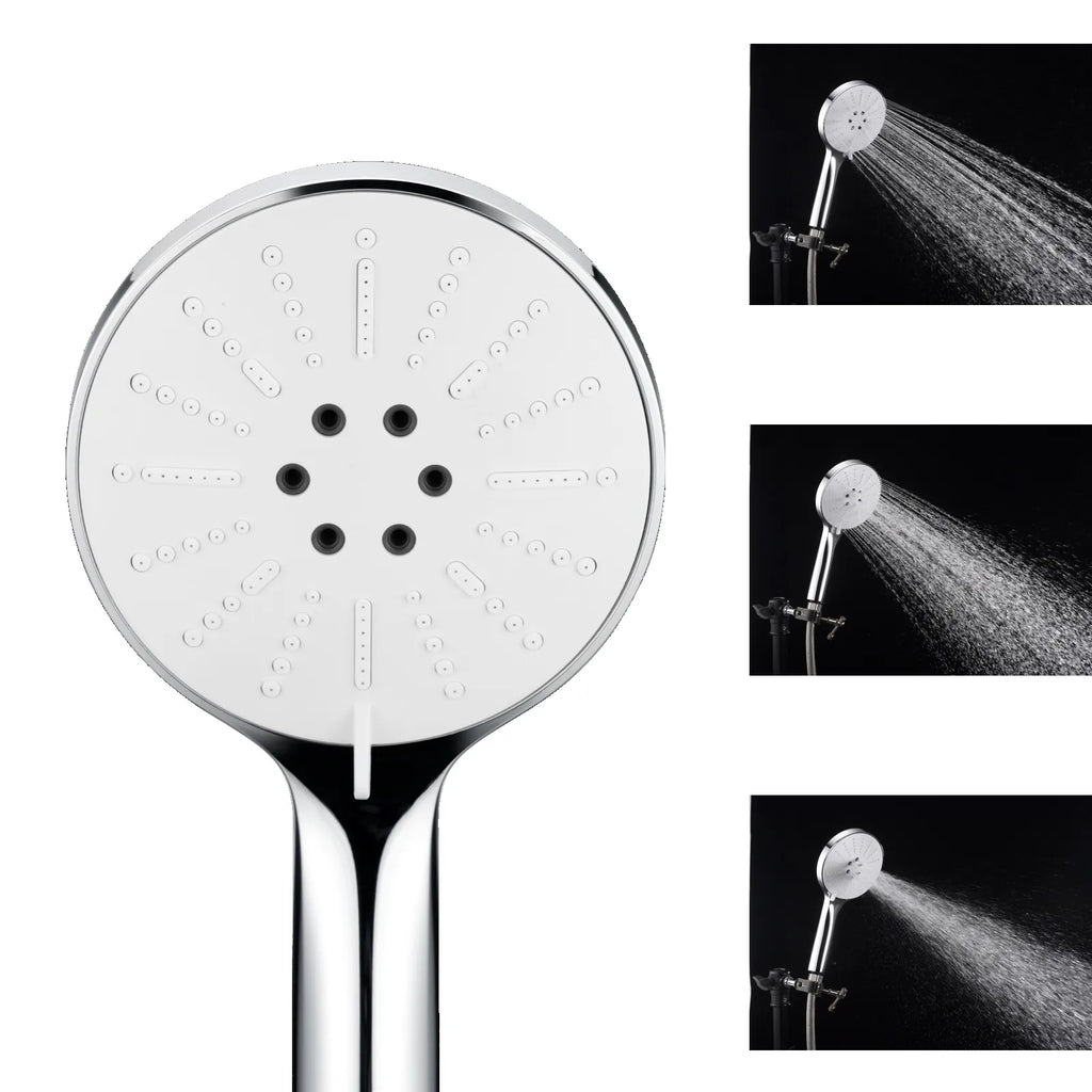 3 Function ABS Hand Shower – Rain+Boost Spray+Mist-HS2019