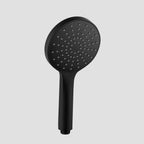 120mm Round 1-Way ABS Hand Shower – Touch-Clean Soft Silicone Nozzle--HS2020 Matte Black