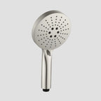 120mm Round 3-Function ABS Hand Shower – Rain+Boost+Mist Spray-HS2021 Brushed Nickel