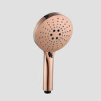 120mm Round 3-Function ABS Hand Shower – Rain+Boost+Mist Spray-HS2021 Rose Gold