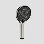 120mm Round 3-Function Hand Shower with Touch-Clean Silicone Nozzle-HS2022 Brushed Nickel