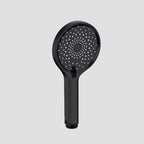 120mm Round 3-Function Hand Shower with Touch-Clean Silicone Nozzle-HS2022 Matte Black