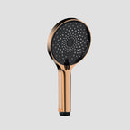 120mm Round 3-Function Hand Shower with Touch-Clean Silicone Nozzle-HS2022 Rose Gold