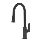 Aurora Pull Down Kitchen Faucet with Brass Body & 3-Function Spray Head KFB0068 Matte Black