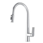 MAXTOR Pull-Down Kitchen Faucet – High Arc, 2-Function Spray Features-KFB010064 Chrome