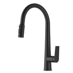 MAXTOR Pull-Down Kitchen Faucet – High Arc, 2-Function Spray Features-KFB010064 Matte Black