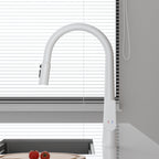 MAXTOR Pull-Down Kitchen Faucet – High Arc, 2-Function Spray Features-KFB010064