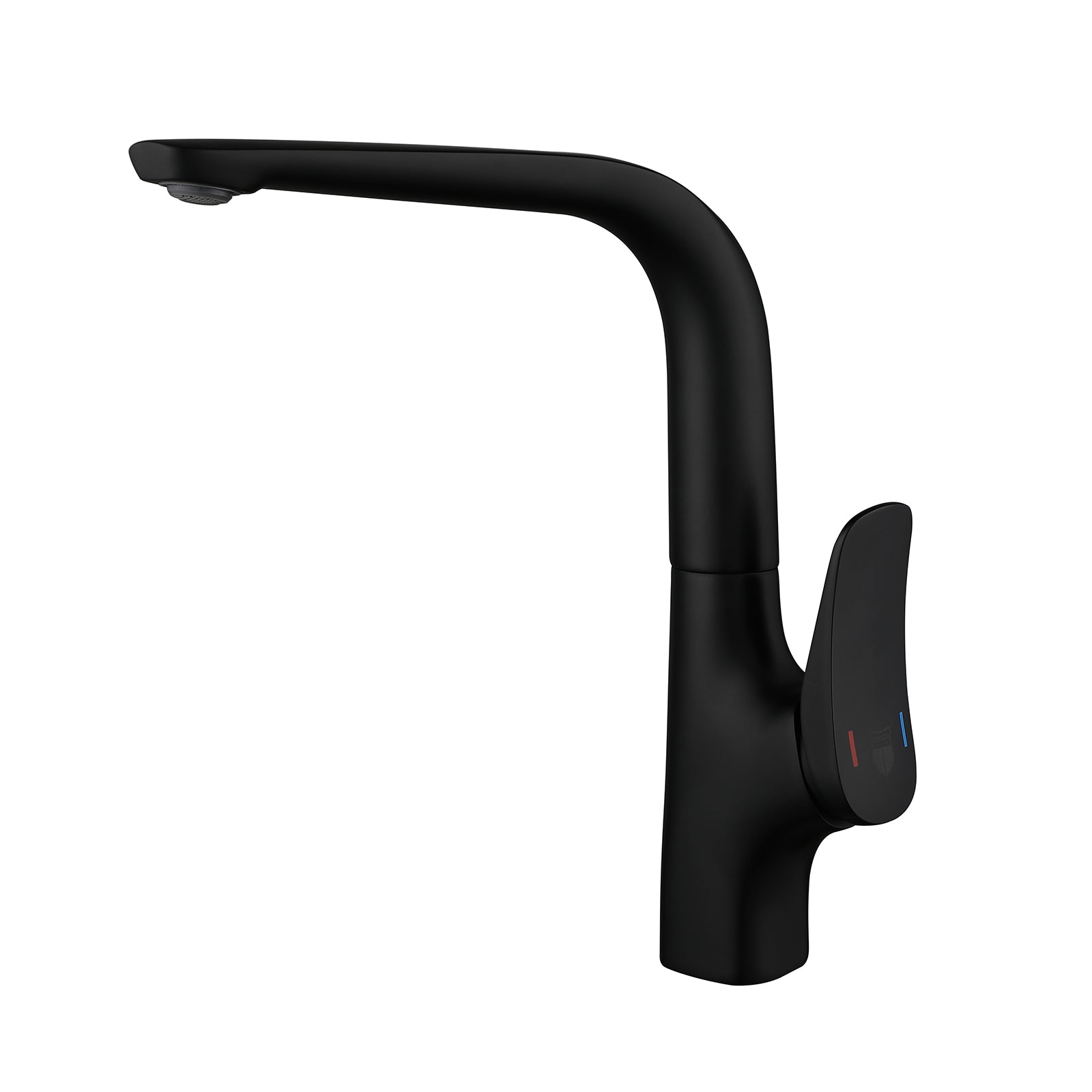 Single Handle Kitchen Faucet – 360° Swivel Spout – KFB010076 Matte Black