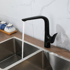 Single Handle Kitchen Faucet – 360° Swivel Spout – KFB010076