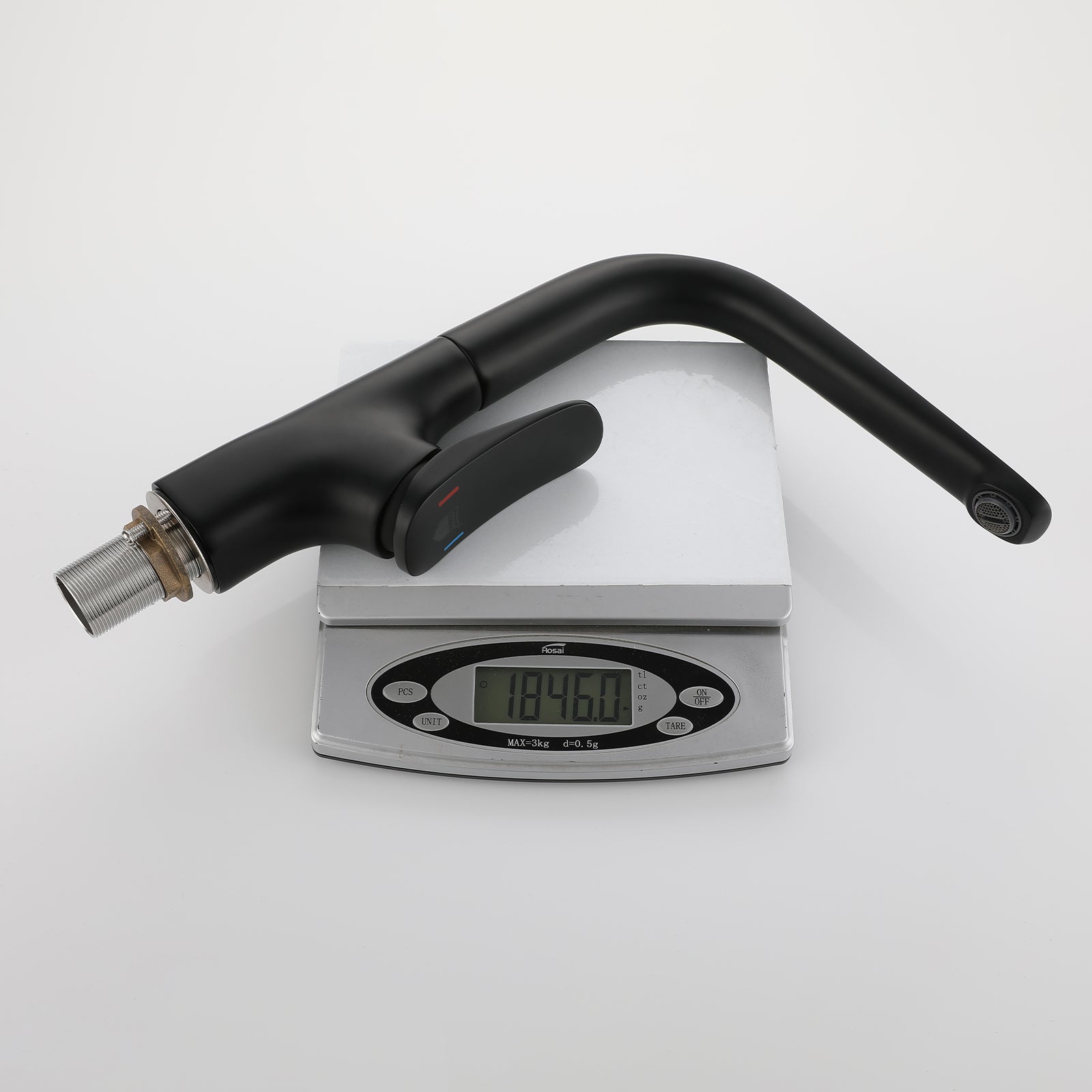 Single Handle Kitchen Faucet – 360° Swivel Spout – KFB010076