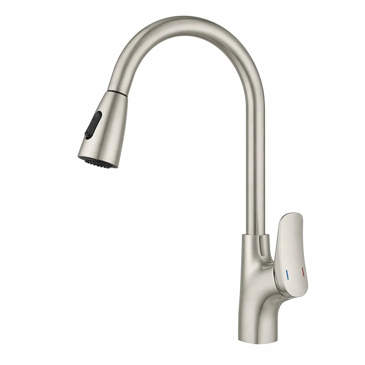 2-Function Pull-Down Kitchen Faucet – Single Lever Kitchen Mixer – KFB010176 Brushed Nickel