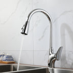 2-Function Pull-Down Kitchen Faucet – Single Lever Kitchen Mixer – KFB010176
