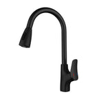 2-Function Pull-Down Kitchen Faucet – Single Lever Kitchen Mixer – KFB010176 Matte Black