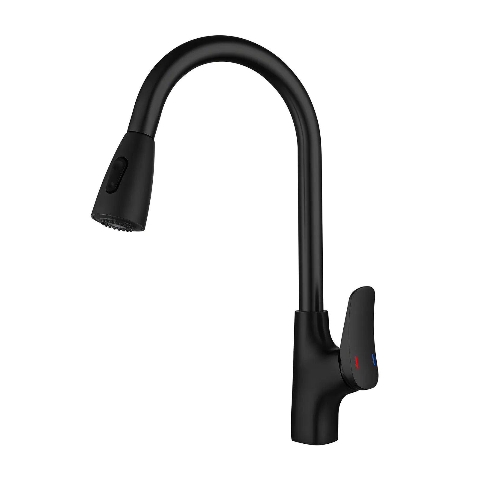 2-Function Pull-Down Kitchen Faucet – Single Lever Kitchen Mixer – KFB010176 Matte Black