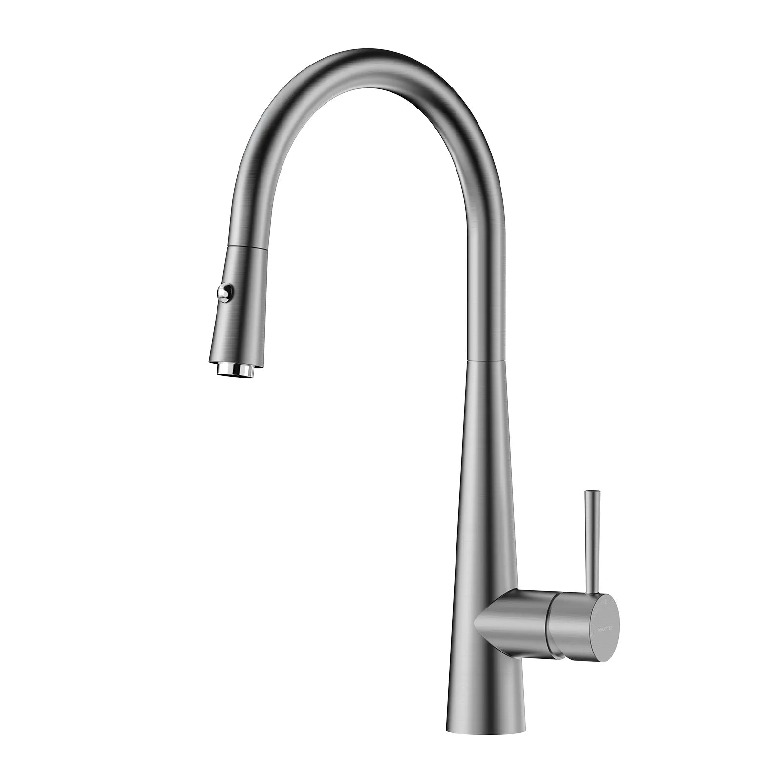 Matte Black Pull-Down Kitchen Faucet – Dual-Function Brass Spray – KFB1004 Brushed Gun Metal