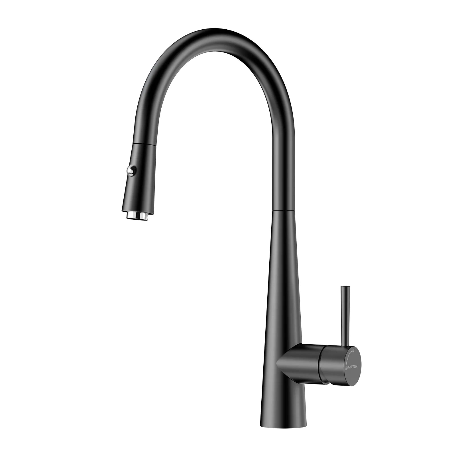 Matte Black Pull-Down Kitchen Faucet – Dual-Function Brass Spray – KFB1004 Matte Black