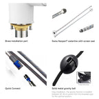 Commercial Style Pull-Down Kitchen Faucet – Triple-Function Spring Spray – KFB1036