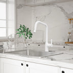 Pull-Down Kitchen Faucet with Dual-Function Brass Spray Head-KFB1051C