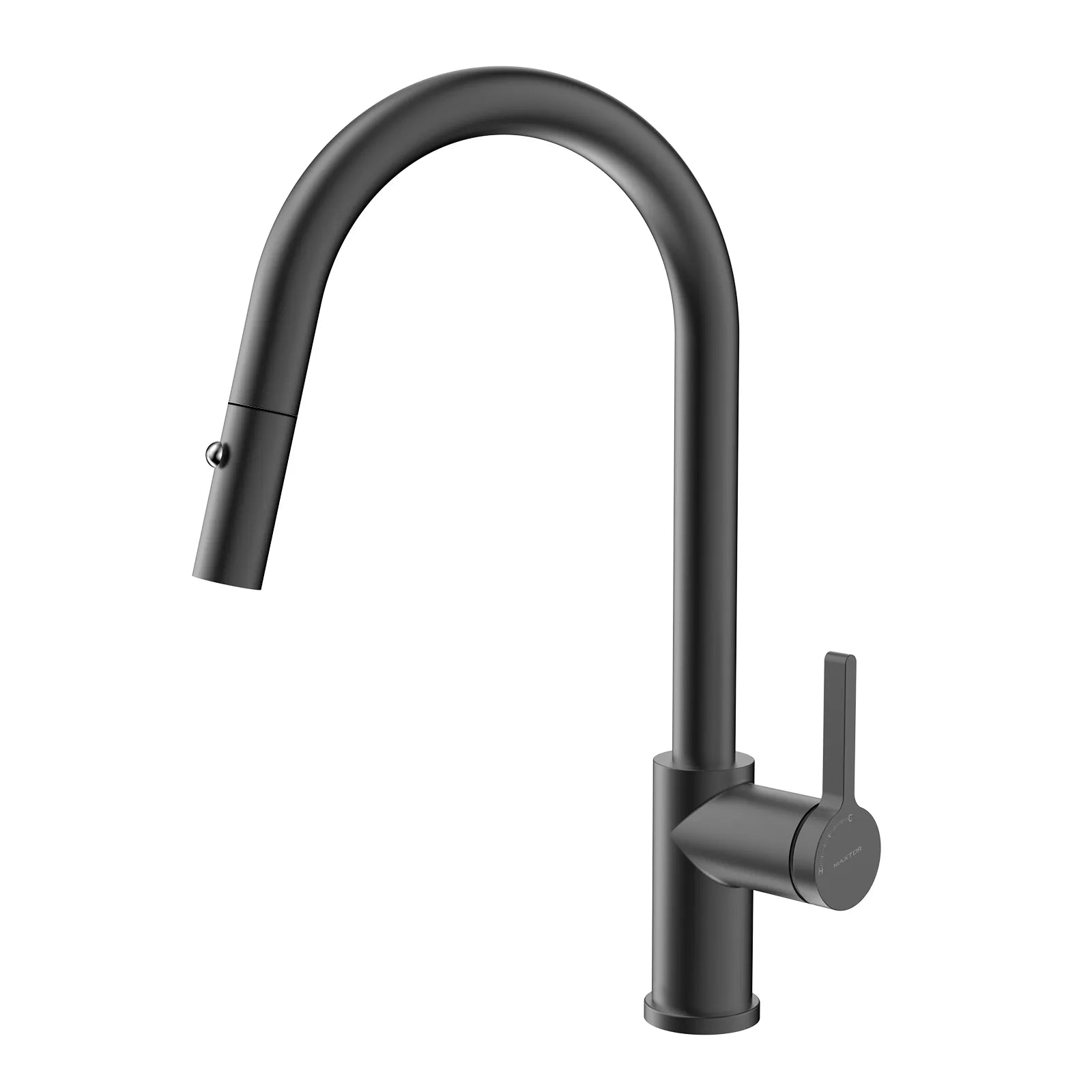 Chrome Pull-Down Kitchen Faucet – Dual-Function Brass Spray – KFB1051CH Matte Black