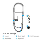 Commercial Style Pull-Down Kitchen Faucet – Dual-Function Spring Spray – KFB1053