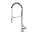 Commercial Style Pull-Down Kitchen Faucet – Dual-Function Spring Spray – KFB1053 Chrome