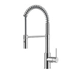 Commercial Style Pull-Down Kitchen Faucet – Dual-Function Spring Spray – KFB1053 Chrome