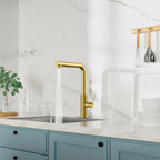 Knurled Pull-Out Kitchen Faucet – Dual-Function Spray – KFB1058A