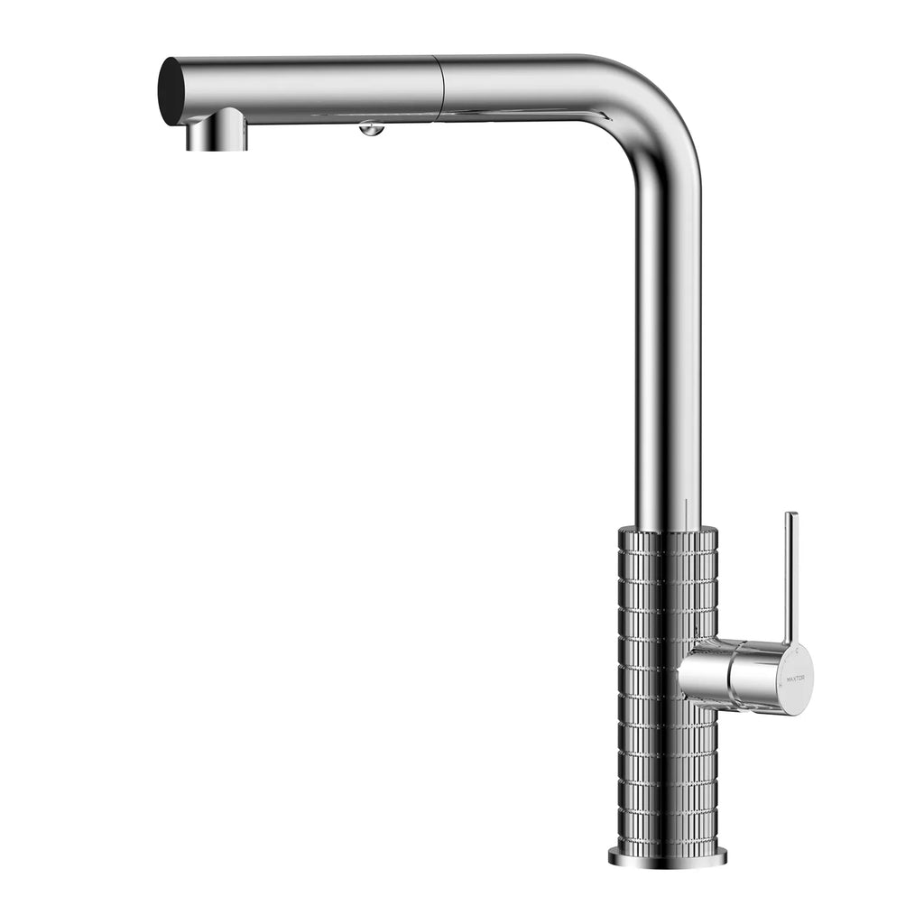 Knurled Pull-Out Kitchen Faucet – Dual-Function Spray – KFB1058A Chrome