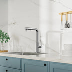 Knurled Pull-Out Kitchen Faucet – Dual-Function Spray – KFB1058A