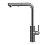 Knurled Pull-Out Kitchen Faucet – Dual-Function Spray – KFB1058A Brushed Gun Metal